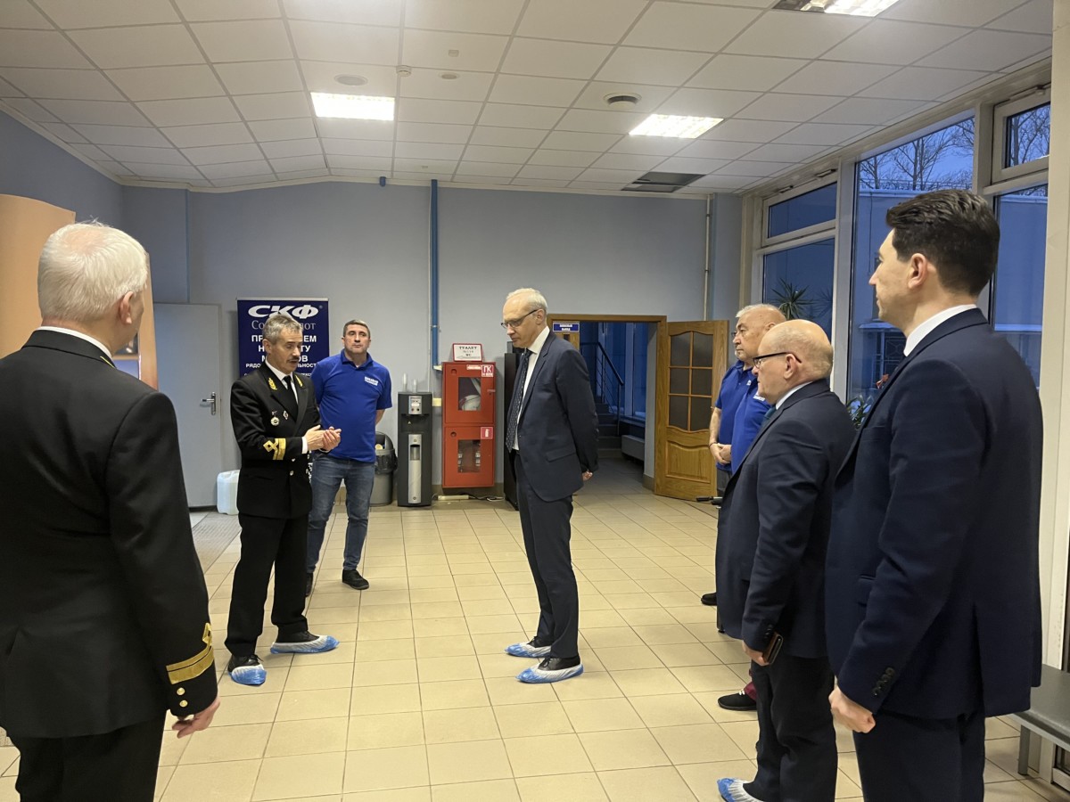 Состоялся визит руководства ПАО «Совкомфлот» в ГУМРФ имени адмирала С.О. Макарова